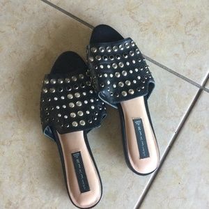 Steve Madden black sandals size 10